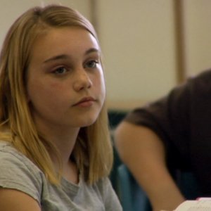 A little closer: Natalie Racoosin in una scena del film