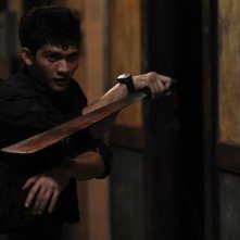The Raid: Iko Uwais in una scena del film di Gareth Huw Evans