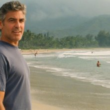 George Clooney in una scena del film The Descendants