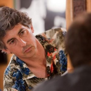 Il regista Alexander Payne sul set del film The Descendants