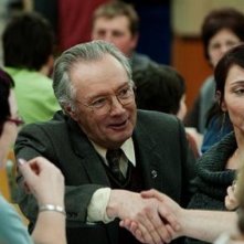 Gilbert Sicotte in una scena de Le vendeur danza con Nathalie Cavezzali