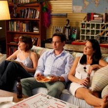 Lindsay Sloane, Nick Kroll e Michelle Borth in una scena di A good old fashioned orgy