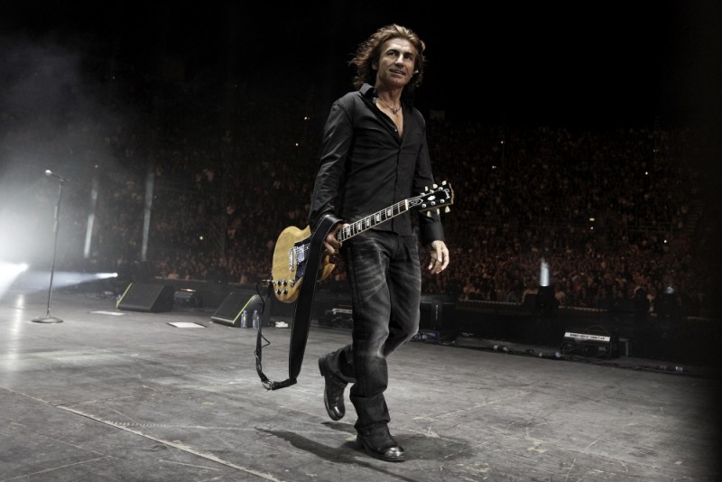 Luciano Ligabue durante il concerto Campovolo di Reggio Emilia