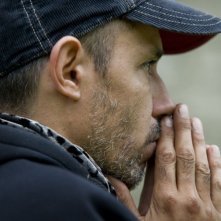 Philippe Ramos sul set di Jeanne Captive (2011)