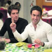 Pietro Taricone e Giampaolo Morelli, fratelli artistici nella fiction di Canale 5, Baciati dall'amore