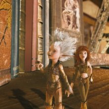 Arthur e Selenia in una scena del film di animazione Arthur 3: La guerra dei due mondi
