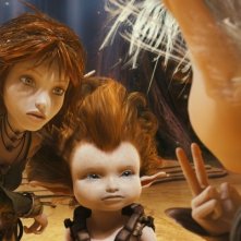 Arthur, Selenia e Betamache in un'immagine tratta da Arthur 3: La guerra dei due mondi