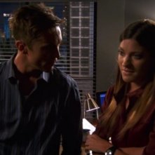 Desmond Harrington e Jennifer Carpenter in un'immagine tratta dall'episodio Nebraska