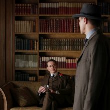 Boardwalk Empire: Steve Buscemi e Michael Shannon in una scena dell'episodio Peg of Old
