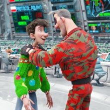 Una bizzarra scena di Arthur Christmas: Il figlio di Babbo Natale in 3D