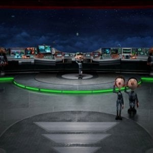 Una scena tratta dal film delle feste 2011 Arthur Christmas: Il figlio di Babbo Natale in 3D