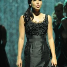 Glee: Naya Rivera in una scena dell'episodio Mash Off