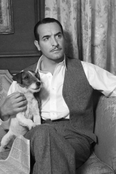 Jean Dujardin nel ruolo di George Valentin in una scena del film The Artist