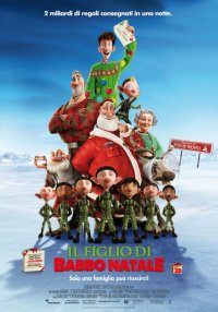 Arthur Christmas: Il figlio di Babbo Natale in 3D: la locandina italiana del film