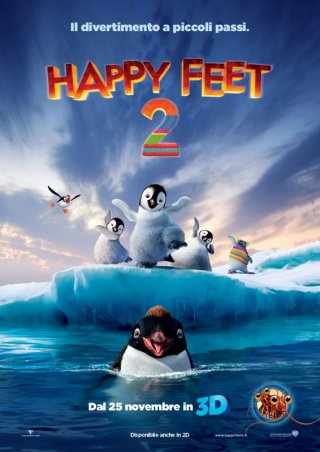 Happy Feet 2 in 3D: la locandina italiana
