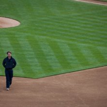 L'arte di vincere - Moneyball: Brad Pitt in una suggestiva scena del film