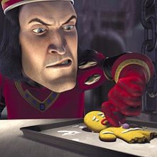 Shrek: il malvagio Lord Farquaad tortura il povero Pan di Zenzero