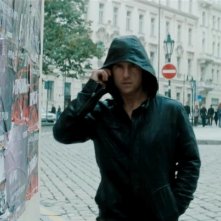 Tom Cruise in un'immagine tratta dal film Mission: Impossible - Protocollo Fantasma