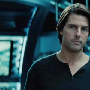 Una bella immagine di Tom Cruise protagonista di Mission: Impossible - Protocollo Fantasma