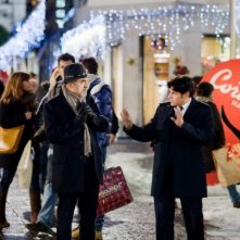 Ivano Marescotti e Dario Bandiera in una scena di Vacanze di Natale a Cortina