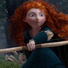 Brave - Coraggiosa e ribelle: una bella immagine di Merida con il suo arco tratta dal film