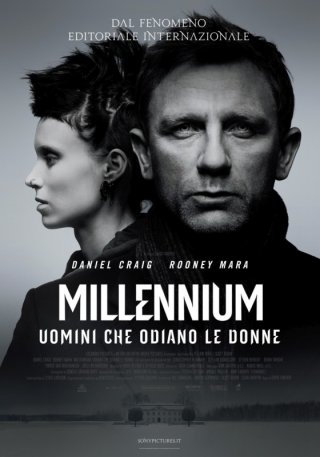 Millennium - Uomini che odiano le donne: la locandina italiana del film