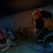  Eddy e la banda del sole luminoso: Toby Scott Ganger con il Gran Gufo in una scena