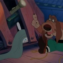 Eddy e la banda del sole luminoso: una scena con il cane Patou