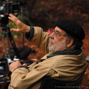 Francis Ford Coppola sul set di Twixt