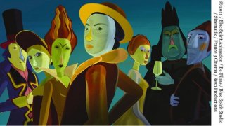 Le tableau: una colorata immagine del film d'animazione