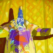 una coloratissima sequenza del film d'animazione Le tableau