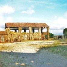 Scenografia del borgo di Rivombrosa realizzata da Giuseppe Pirrotta