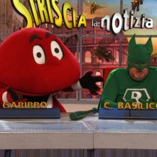 Il Gabibbo con Massimo Bosso in Capitan Basilico 2