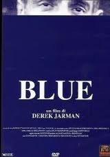 Blue di Derek Jarman - la locandina