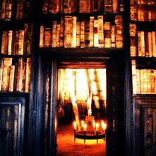 L'Arcano Incantatore -scenografia di Giuseppe Pirrotta - ingresso della torre Biblioteca