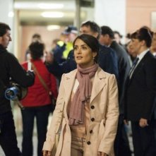 Salma Hayek in La chispa de la vida di Alex de la Iglesia