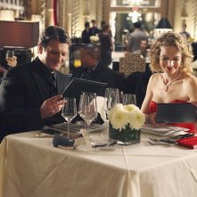 Castle: Kristin Lehman e Nathan Fillion nell'episodio Eye of the Beholder