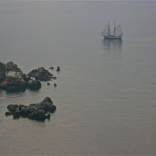 La Duchessa di Langeais - la nave che abbandona l'isola (scene: Giuseppe Pirrotta)