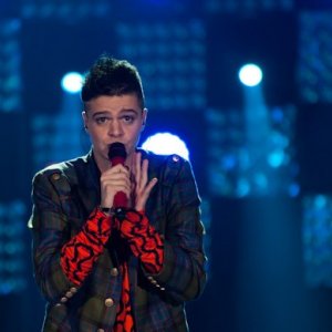 X-Factor 5: Davide Papasidero durante lo scontro finale della terza puntata