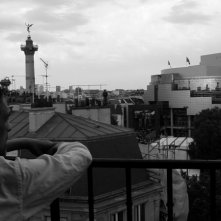 Luciano Levrone in una scena del dramma Penultimo Paesaggio