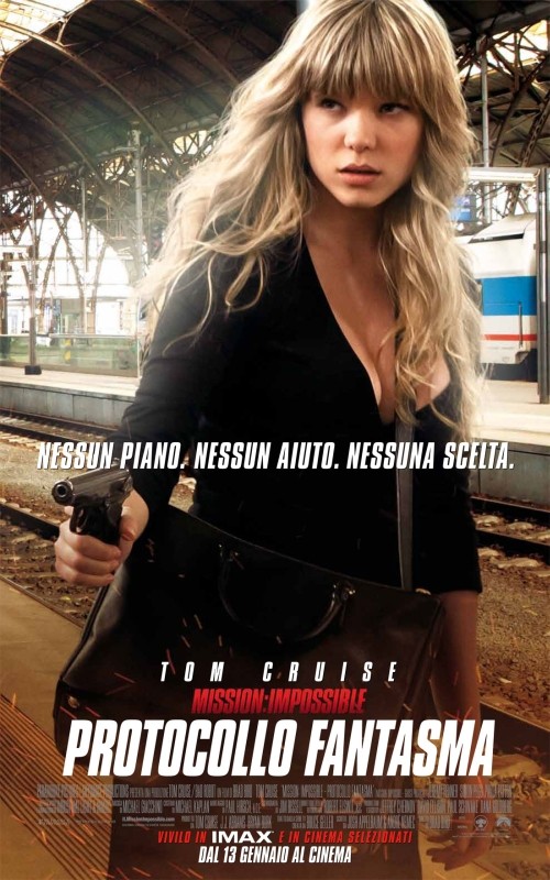 Mission Impossible Protocollo Fantasma Lea Seydoux Nel Character Poster Italiano Del Film 224825