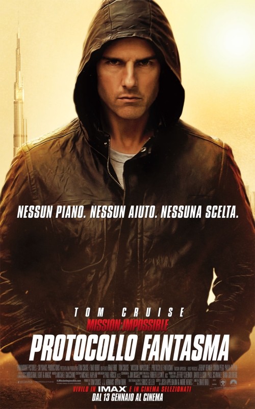Tom Cruise Nel Character Poster Italiano Di Mission Impossible Protocollo Fantasma 224823
