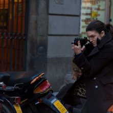 Gina Carano in una scena action del film Knockout - Resa dei conti