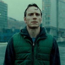 Michael Fassbender in una drammatica scena di Shame
