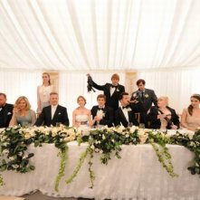 Una bella foto ricordo tratta dal film Tre uomini e una pecora