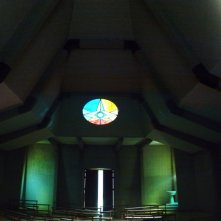 Il villaggio di cartone: scenografia Chiesa realizzata da Giuseppe Pirrotta.