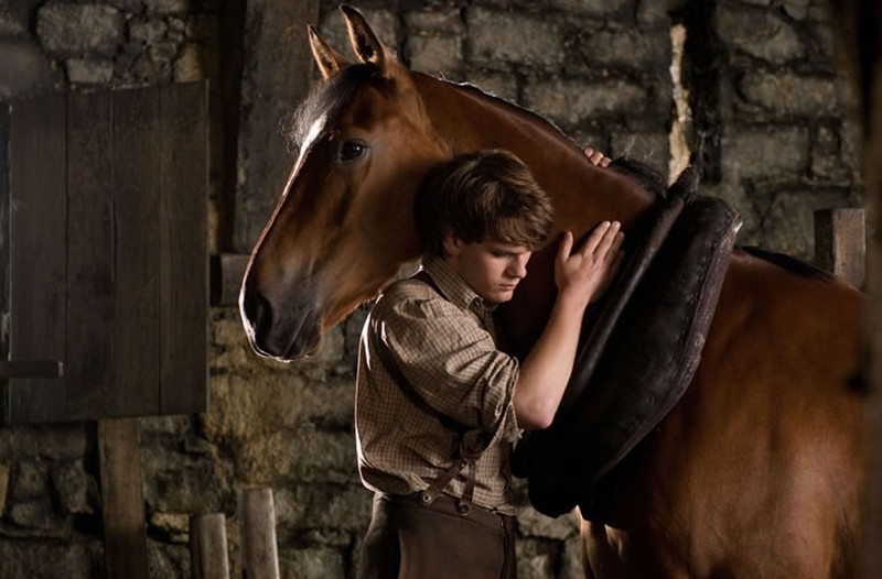Jeremy Irvine Abbraccia Il Suo Cavallo In Una Scena Di War Horse 225761
