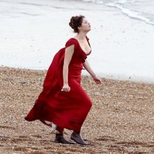 Gemma Arterton sul set del vampire movie Byzantium