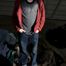 Hesher è stato qui: Devin Brochu in una scena di degrado tratta dal film