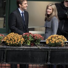 Rachel McAdams insieme a Scott Speedman sul set del film The Vow